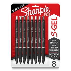 SMOOTHERPRO Premium Retractable Gel Pen 12 Pack 0.7mm Medium Point  Ballpoint Pen Black Gel Ink Refillable With Comfortable Grip for School  Office