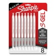 thumbnail image 1 of Sharpie S-Gel, Gel Pens, Medium Point (0.7mm), Black Ink Gel Pens, 8 Count, 1 of 7
