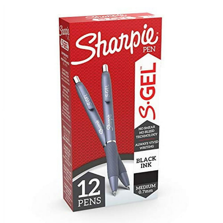  Sharpie S-Gel Gel Pen - 0.7 mm - Frost Blue Body - Black Ink