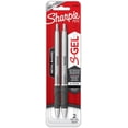 Sharpie SGel, Gel Pens, Sleek Metal Barrel, Gunmetal, Medium Point (0