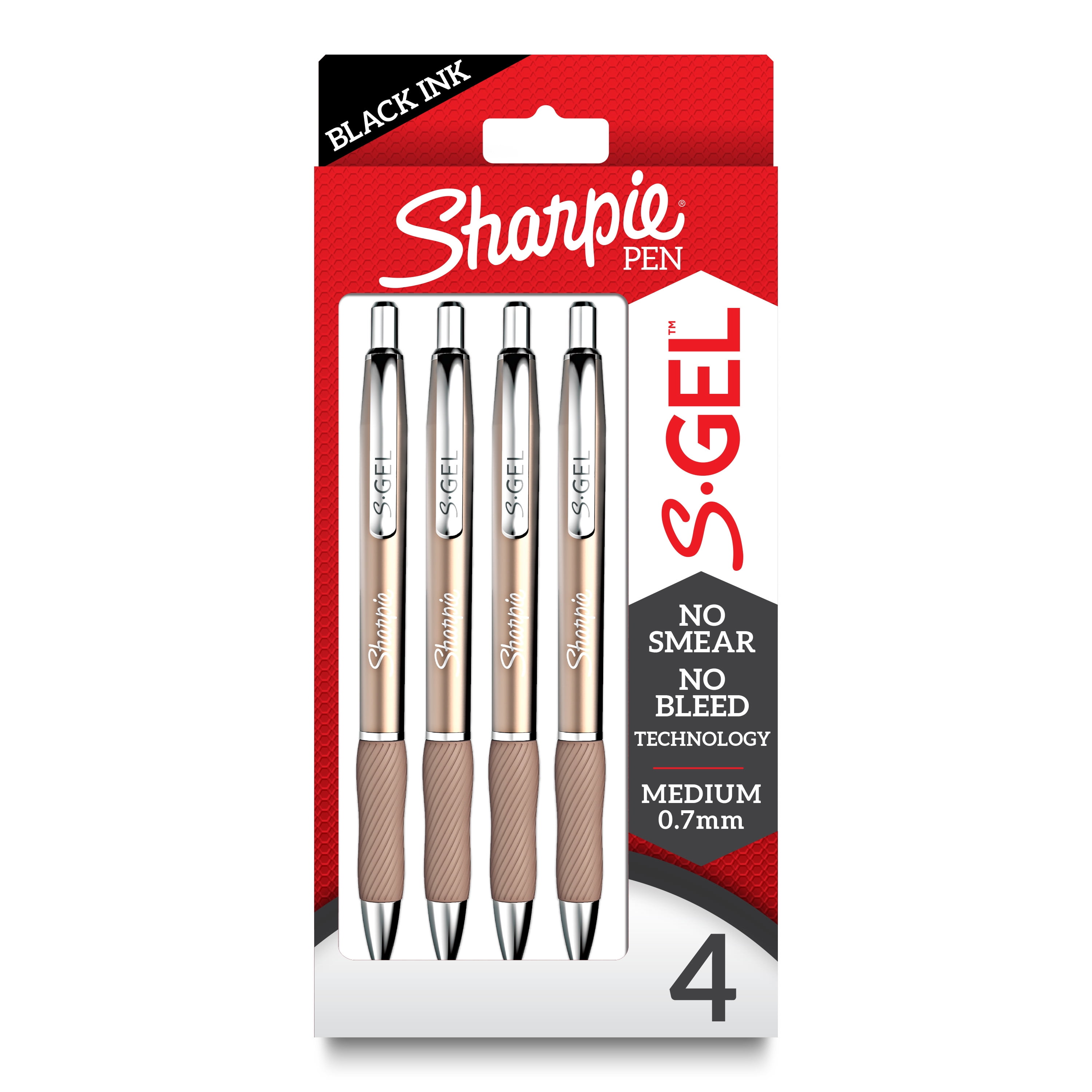 Sharpie Pens Fine Point 0.4 mm Black Barrels Assorted Ink Colors