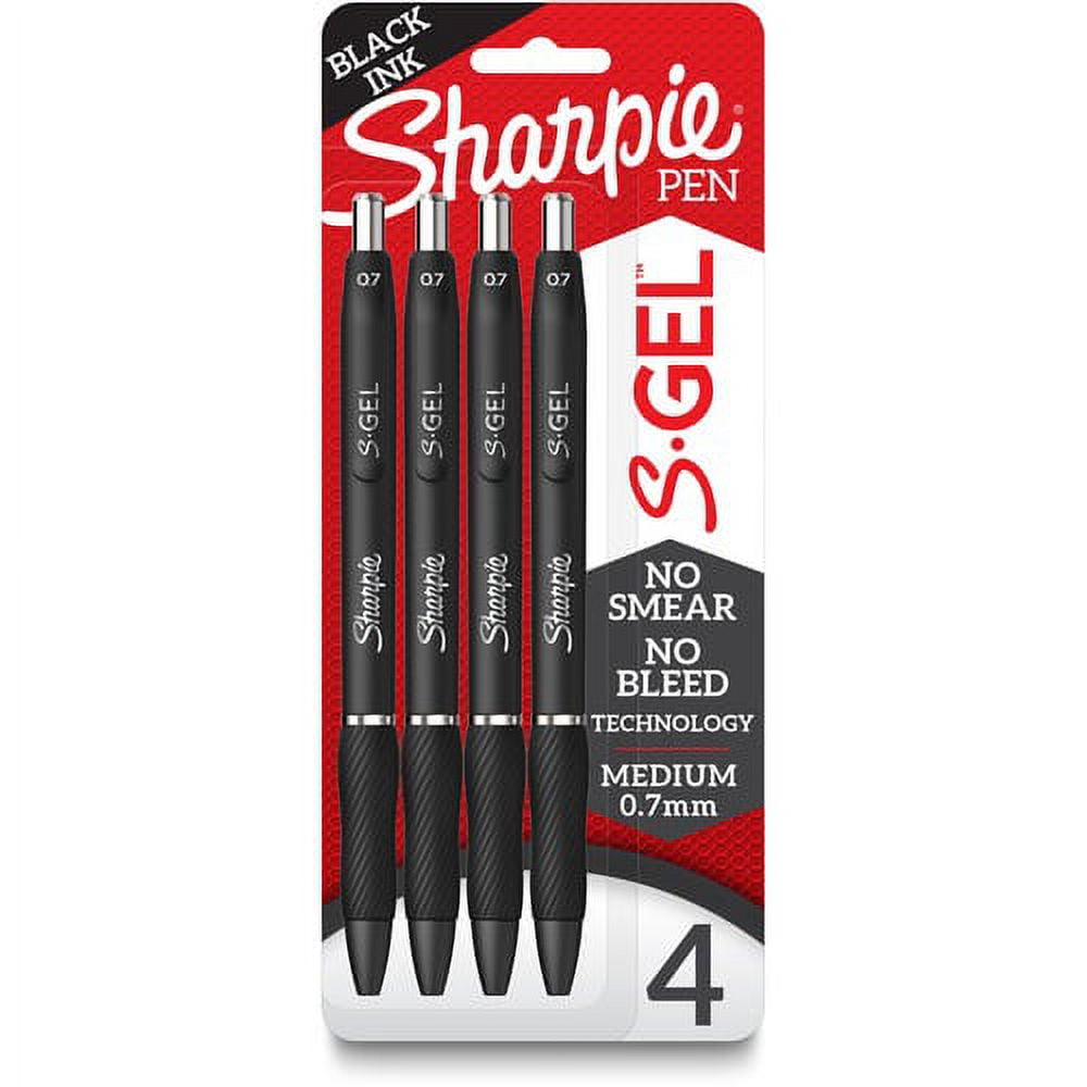 Sharpie S-Gel Pens, Sleek Rose Gold, Black Ink, Pack of 2