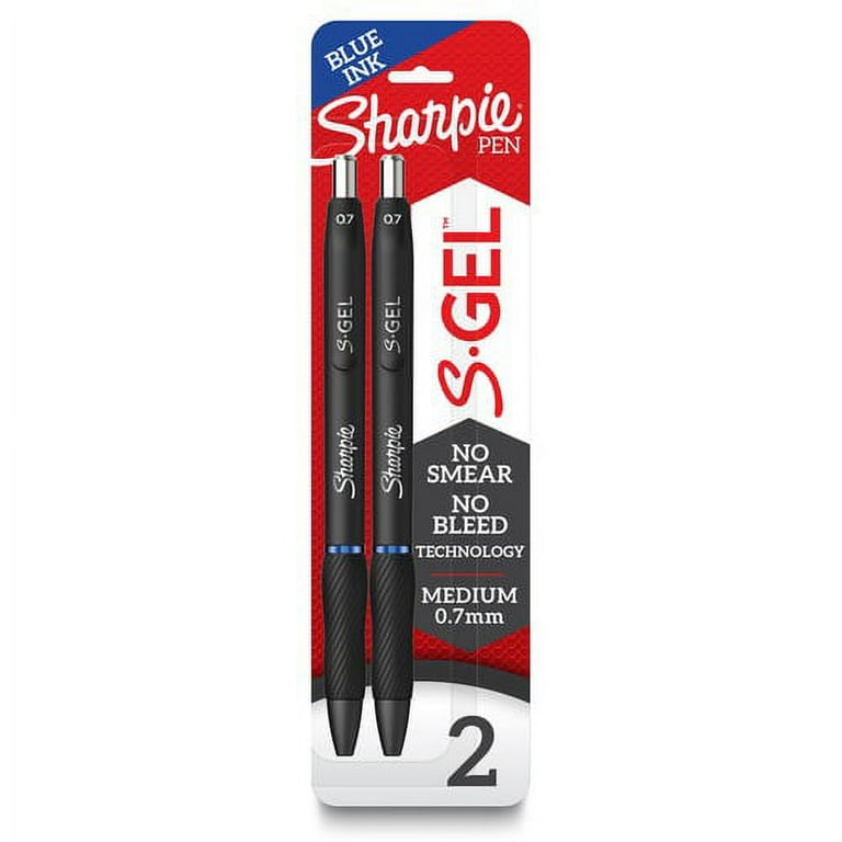 Sharpie Rollerball Pens - 0.5 mm Pen Point Size - Blue - Black Barrel - 4 / Pack Sharpie Rollerball Pens - 0.5 mm Pen Point Size - Blue - Black Barrel - 4 / Pack