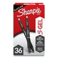 thumbnail image 1 of Sharpie S-Gel, Gel Pens, Bold Point (1.0mm), Black Ink Gel Pen, 36 Count, 1 of 6