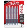 thumbnail image 1 of Sharpie S-Gel Pens - Medium Pen Point - 0.7 mm Pen Point Size - Black Gel-based Ink - Fashion Blue Metal Barrel - 8 / Pack | Bundle of 2 Packs, 1 of 1