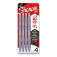 thumbnail image 1 of Sharpie S-Gel Pens, Medium Point (0.7mm), Violet Barrel, Black Ink, 4 Count, 1 of 7