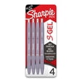 thumbnail image 1 of Sharpie S-Gel Pens, Medium Point (0.7mm), Violet Barrel, Black Ink, 4 Count, 1 of 7