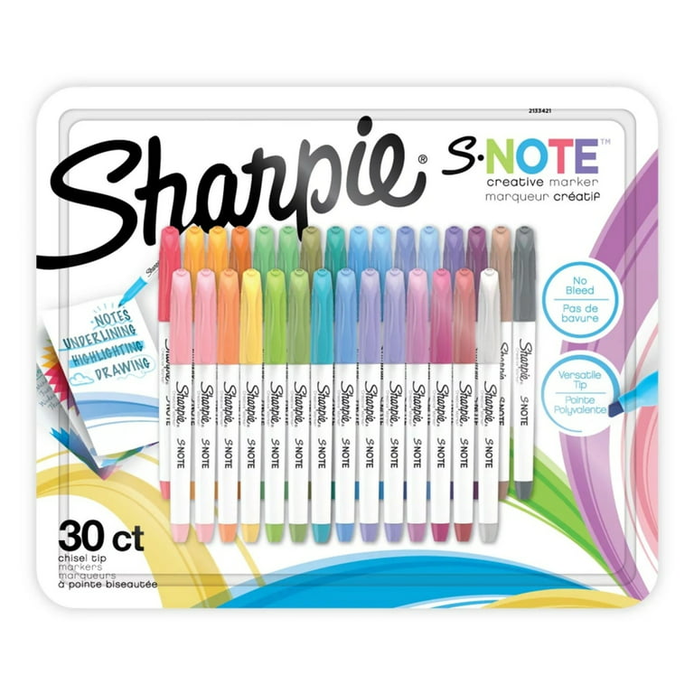 https://i5.walmartimages.com/seo/Sharpie-S-Note-Creative-Marker-Assorted-Colors-30-Count_a9637f29-bad3-422a-8410-70e3144a00a2.a2032f3405462cf481b9684f4531629a.jpeg?odnHeight=768&odnWidth=768&odnBg=FFFFFF