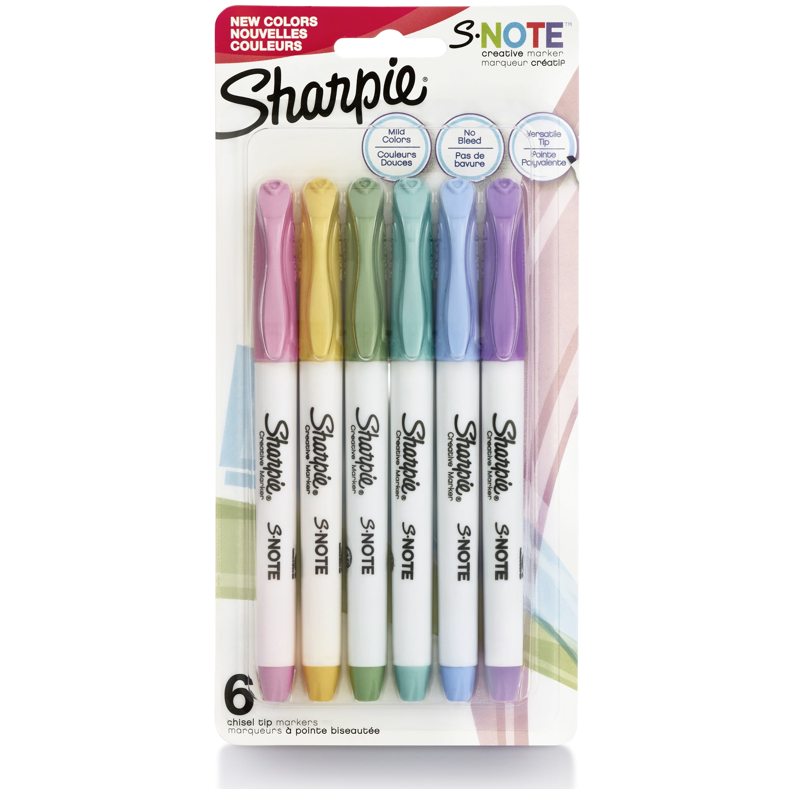 Scented Watercolor Marker, Broad Chisel Tip, Assorted Colors, 22