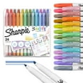 thumbnail image 1 of Sharpie S-Note Creative Markers, Highlighters, Assorted Colors, Chisel Tip, 24 Count, 1 of 10