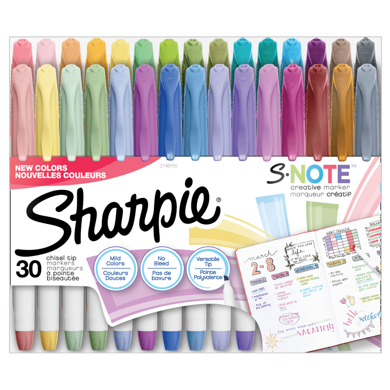 https://i5.walmartimages.com/seo/Sharpie-S-Note-Creative-Markers-Highlighters-Assorted-Colors-Chisel-Tip-30-Count_895edc75-26bc-4cae-93db-ffa3a127b385.c6789e9263a01250f3c9158d06d9edcf.png?odnHeight=768&odnWidth=768&odnBg=FFFFFF