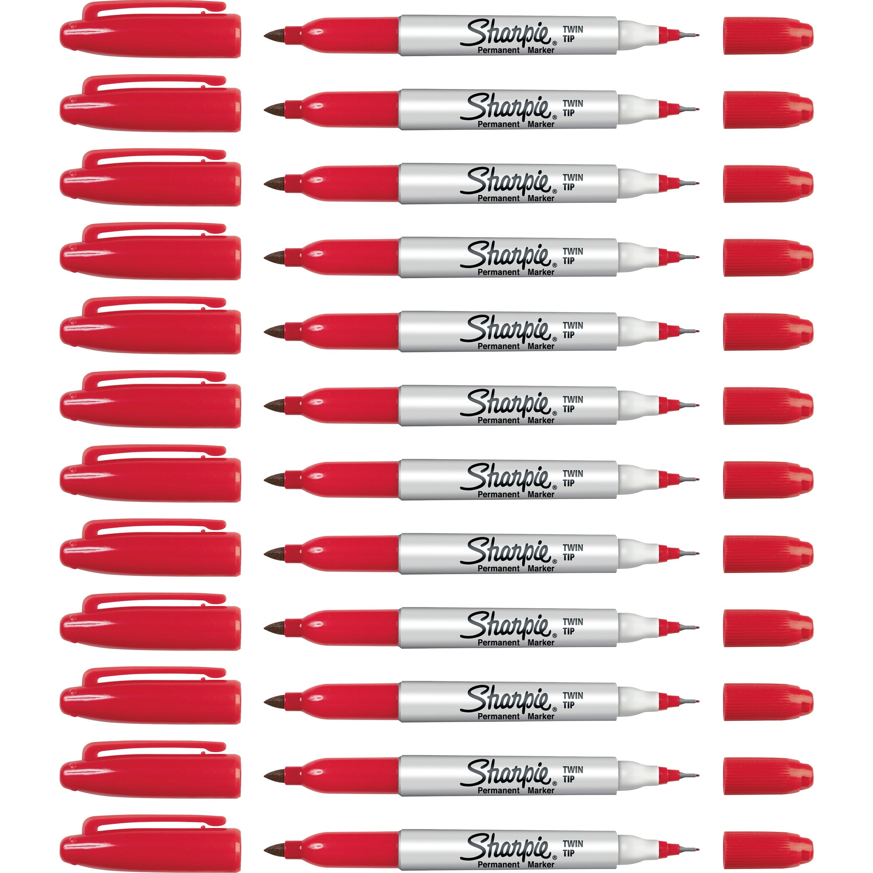 Sharpie, SAN32202BX, Twin Tip Markers, 12 / Box