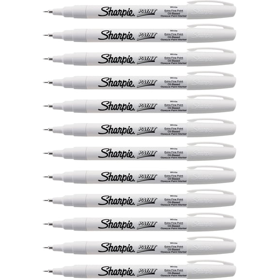 Sharpie, SAN35531BD, Extra Fine Oil-Based Paint Markers, 12 / Bundle