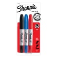 thumbnail image 1 of Sharpie Super Twin Tip Permanent Markers, Fine and Chisel, Assorted Colors, 3 Count, 1 of 6