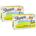 thumbnail image 1 of Sharpie Tank Highlighter Chisel Tip Fluorescent Yellow Pack of 24 (SAN25025-24), 1 of 2