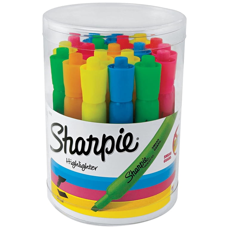 Sharpie Permanent Markers, Chisel Tip, Assorted Colors, 8-Pack (Black, Blue, Red, Green, Orange, Purple, Lime, Turquoise)