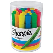 Sharpie Tank Highlighters Chisel Tip Assorted Fluorescent 20/Pack 25018
