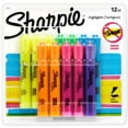 thumbnail image 1 of Sharpie Tank Style Highlighters, Chisel Tip, Assorted Colors, 12 Count, 1 of 8