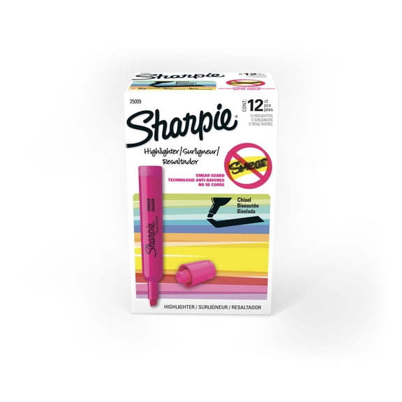 Pink Chisel Point Sharpie Pink Sharpie