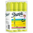 thumbnail image 1 of Sharpie Tank Style Highlighters, Chisel Tip, Fluorescent Yellow, 12 Count, 1 of 8