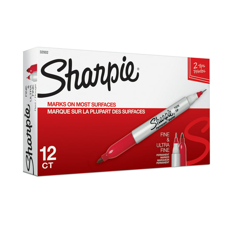 TacKnives EDC Sharpies with titanium tip - Red