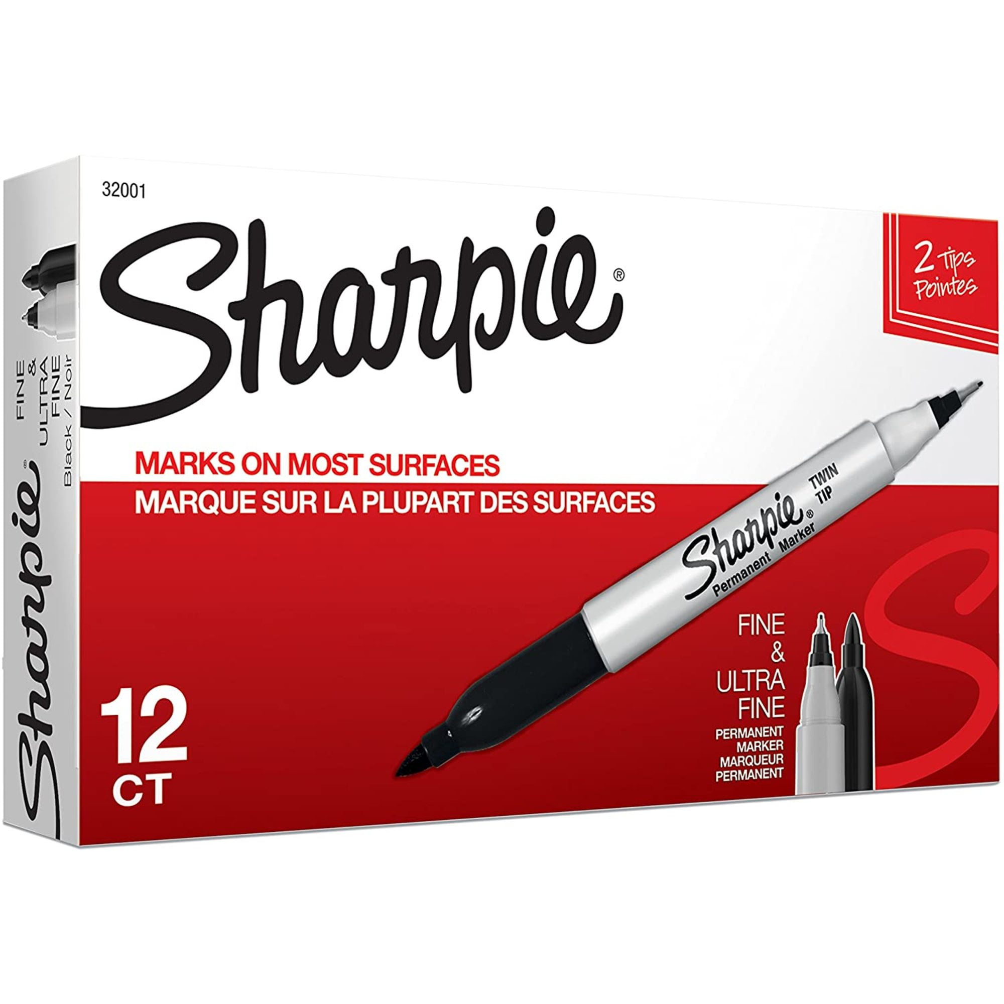 Sharpie Fine Point Marker Slate Grey Pack of 5 