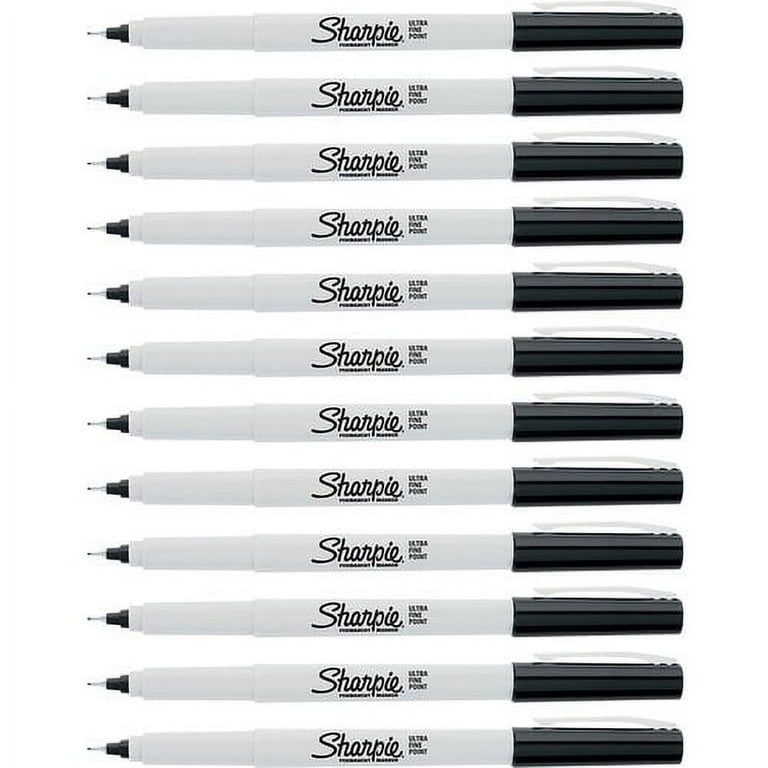 Sharpie Ultra Fine Permanent Markers - Ultra Fine Marker Point - Narrow Marker Point StyleAlcohol Based Ink - 1 Dozen Sharpie Ultra Fine Permanent Markers - Ultra Fine Marker Point - Narrow Marker Point StyleAlcohol Based Ink - 1 Dozen