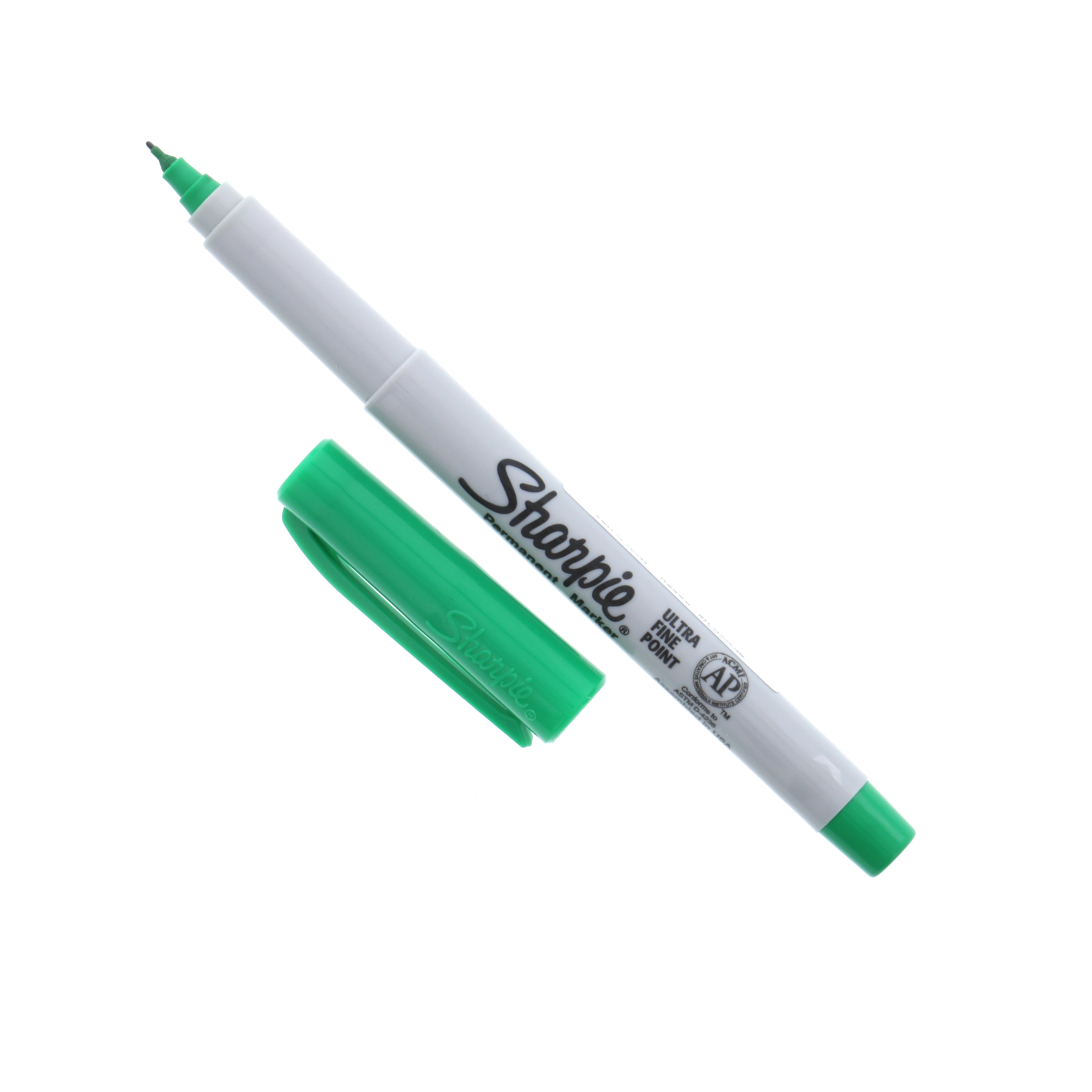 Sharpie Pen Fine Point 0.4 mm Green Barrel Green Ink - Office Depot