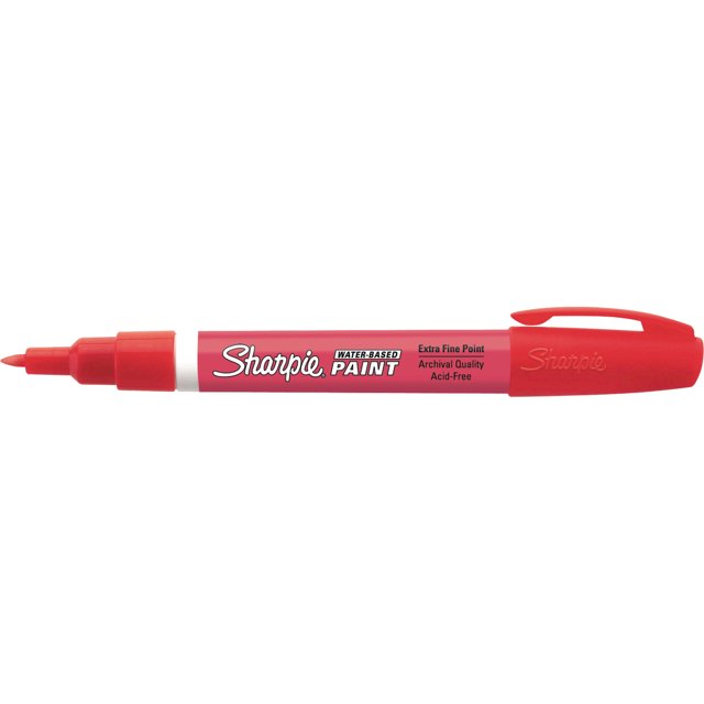 Sharpie WaterBased Paint Marker, Extra Fine Point