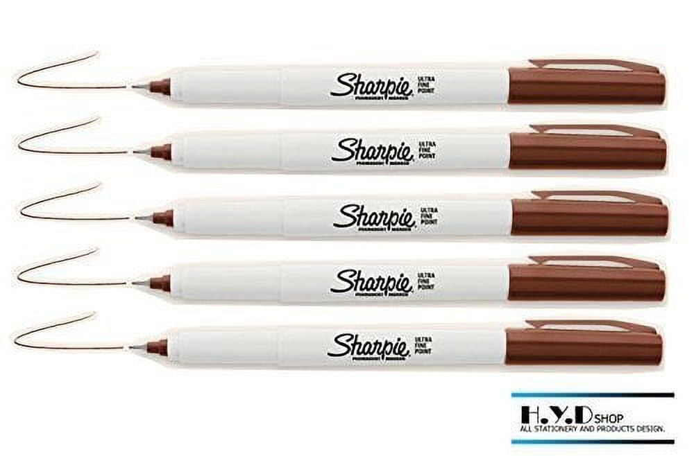  Sharpie Fine Point Brown Original Permanent Marker(VAR) (3) :  Office Products