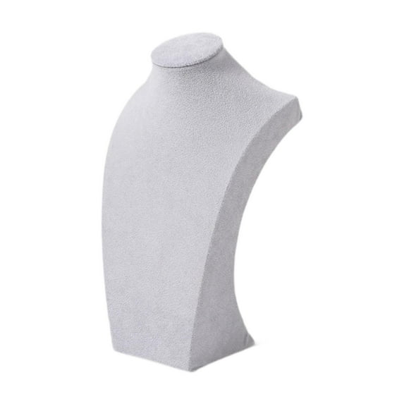Sharplace Necklace Display Stand Necklace Mannequin Holder Stand Versatile Showcase Decoration Jewelry Mannequin for Selling Home Gray 30cm Height