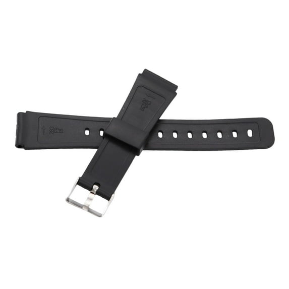 Sharplace Watch Band 18mm Width Adjustable Wristwatch Strap for AE-1300 W-800H AE-1200 argent buckle