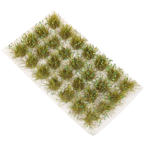 Grass Tuft for Model Railroad Scenery in Assorted Colors Resin Material for Decor 1 Box