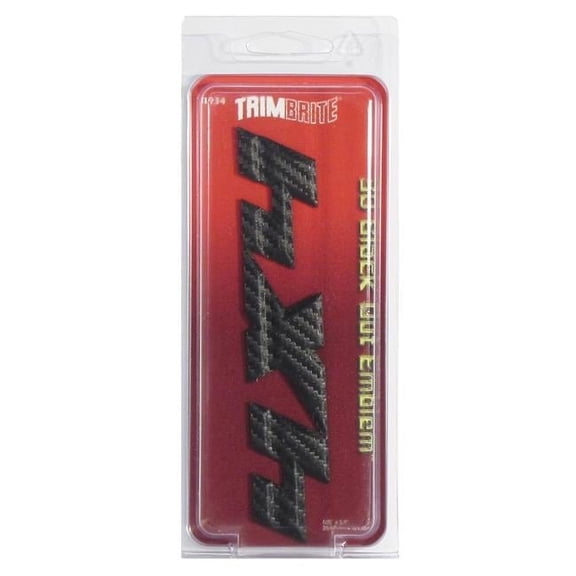 Sharpline Converting 3D EMBLEMS- 4 X 4 CARBON FIBER