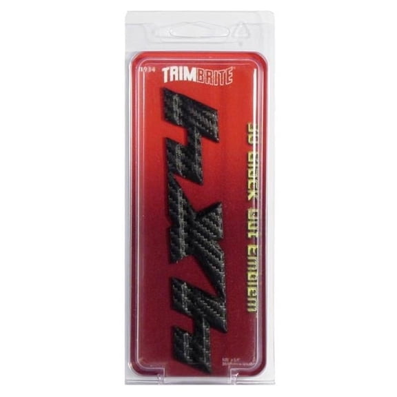 Sharpline Converting 3D Emblem - Matte Black - 4 x 4 in.