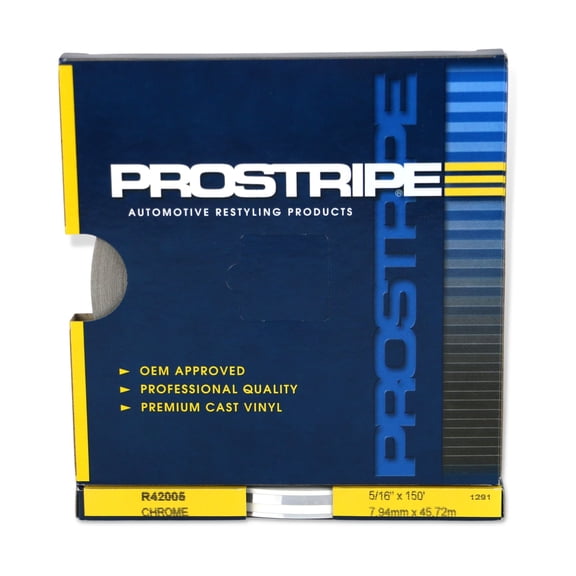 Sharpline Prostripe MultiStripe Pinstriping Tape: 5/16 in. x 50 yds. (Chrome) double-stripe