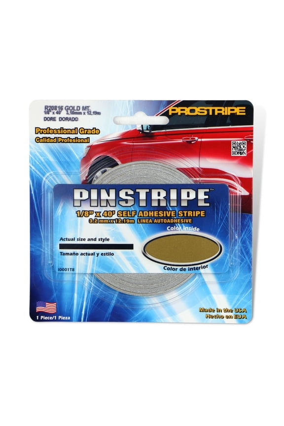 Sharpline Prostripe Pinstriping Tape: 1/8 in. x 40 ft. (Gold Metallic)