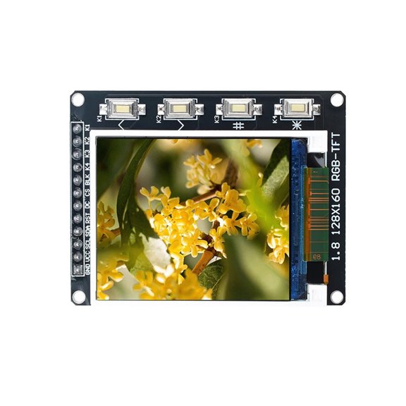 Sharply IPSs Technology LCD Displays Panel With Adjustable Orientation And 4 Button Controls For Projects