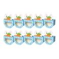 thumbnail image 1 of Sharprepublic 10 Pieces Foldable Candy Boxes Paper Gift Packaging Box for Holiday Birthday Blue, 1 of 8