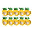 thumbnail image 1 of Sharprepublic 10 Pieces Foldable Candy Boxes Paper Gift Packaging Box for Holiday Birthday Yellow, 1 of 8