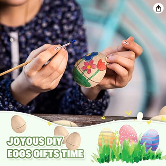 Sharprepublic 10Pcs Paper Easter Eggs Fillable Easter Eggs for Gift Bag Fillers Party child