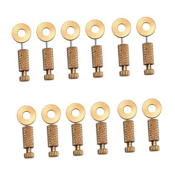 Sharprepublic 12Pcs Leather Positioning Pins Leather Located Pins Tools for Fixing