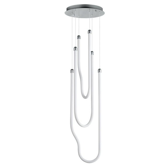 ET2 E24983-PC 13 in. Soleil Multi LED Light Pendant - Polished Chrome
