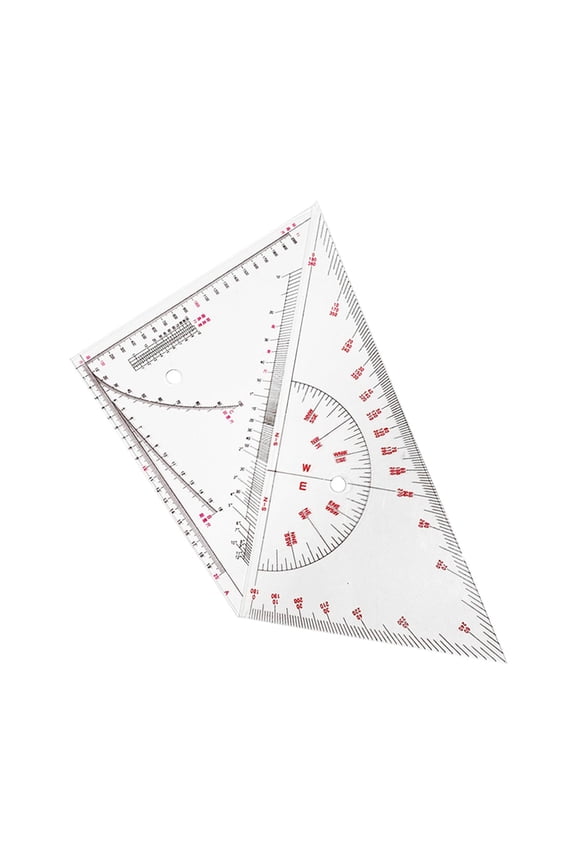 2 Pieces Triangle Ruler Square Protractor Triangle for Carpentry Engineering