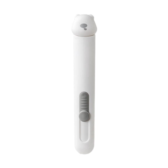 Sharprepublic 2 in 1 Threader Seam Ripper Portable Sturdy Hand Sewing Tool for Embroidery Gray White