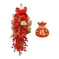 thumbnail image 1 of Sharprepublic 2025 Chinese New Year Decoration Crafting Blessing for Home Farmhouse Office D, 1 of 8