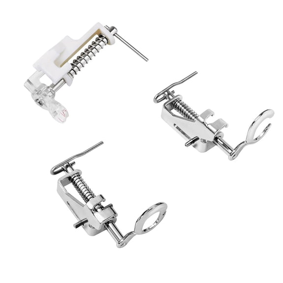 Sharprepublic 3 Pieces Sewing Motion Presser Foot Attachment Lightweight Professional