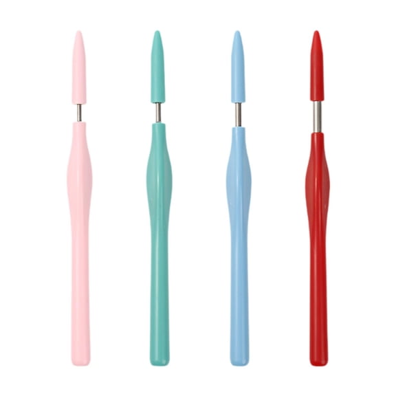 Sharprepublic 4 Pieces Punch Set Embroidery Punch Pen for DIY Crafting Works Adults