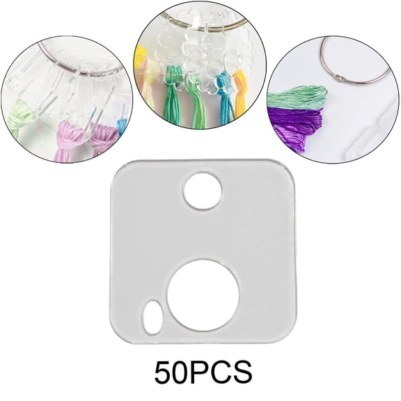 Sharprepublic 50x Embroidery Floss Thread Drops Sewing Thread Winding for Home Enthusiasts B B