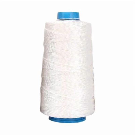 Sharprepublic 5xNylon Thread 300 M Spool Thread for Leather Repairing Chairs Repairing Shoes White 5 Pcs